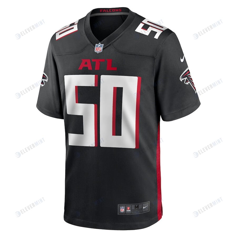 Tae Davis 50 Atlanta Falcons Game Men Jersey - Black