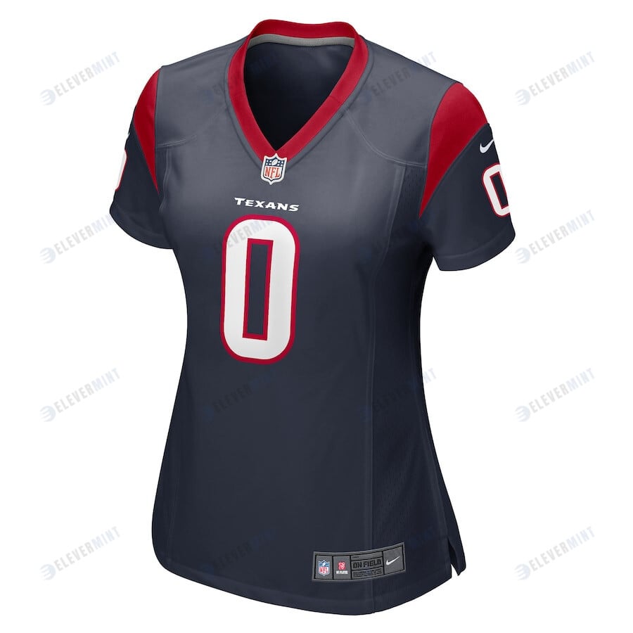 Shaquill Griffin 0 Houston Texans Women Team Game Jersey - Navy