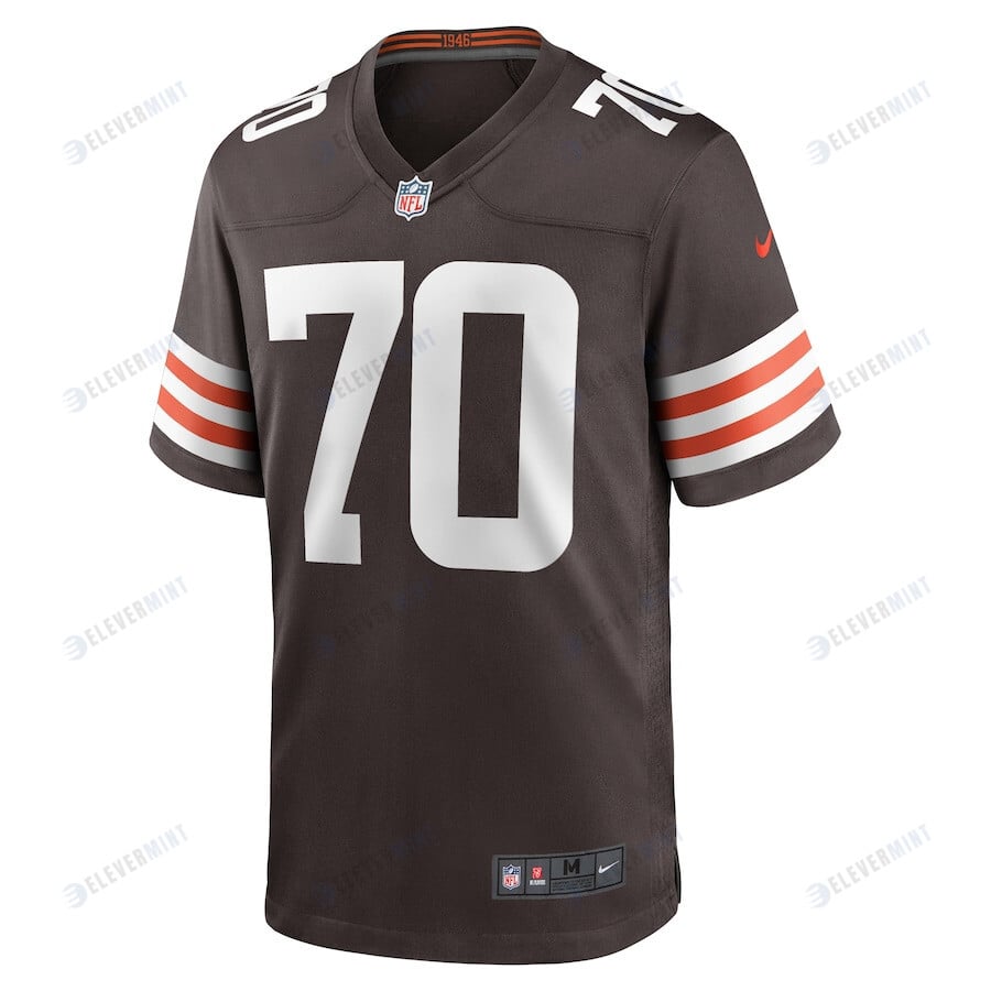 Drew Forbes 70 Cleveland Browns Men's Team Game Jersey - Brown