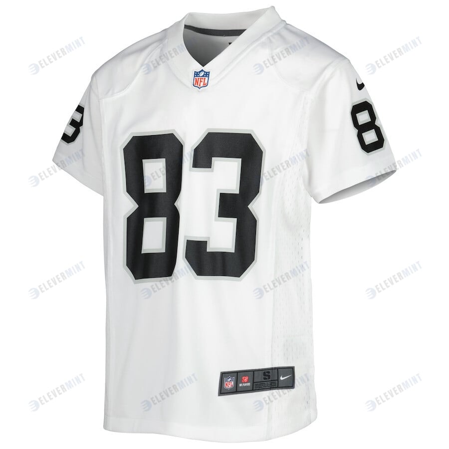 Darren Waller 83 Las Vegas Raiders YOUTH Game Jersey - White