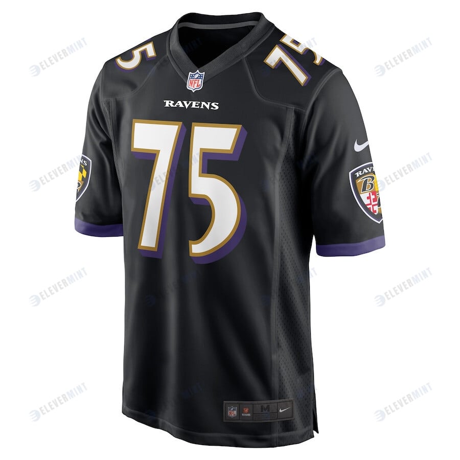 Jonathan Ogden 75 Baltimore Ravens Men Retired Jersey - Black
