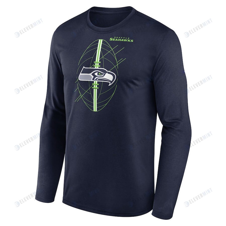 Seattle Seahawks Legend Icon Long Sleeve T-Shirt - College Navy