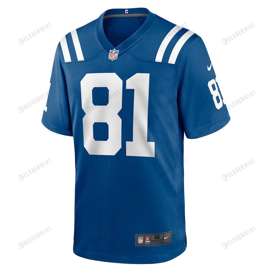 Mo Alie-Cox 81 Indianapolis Colts Men Team Game Jersey - Royal