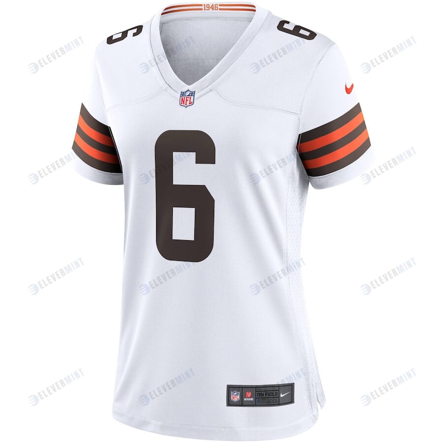 Baker Mayfield 6 Cleveland Browns Women's Game Jersey - White