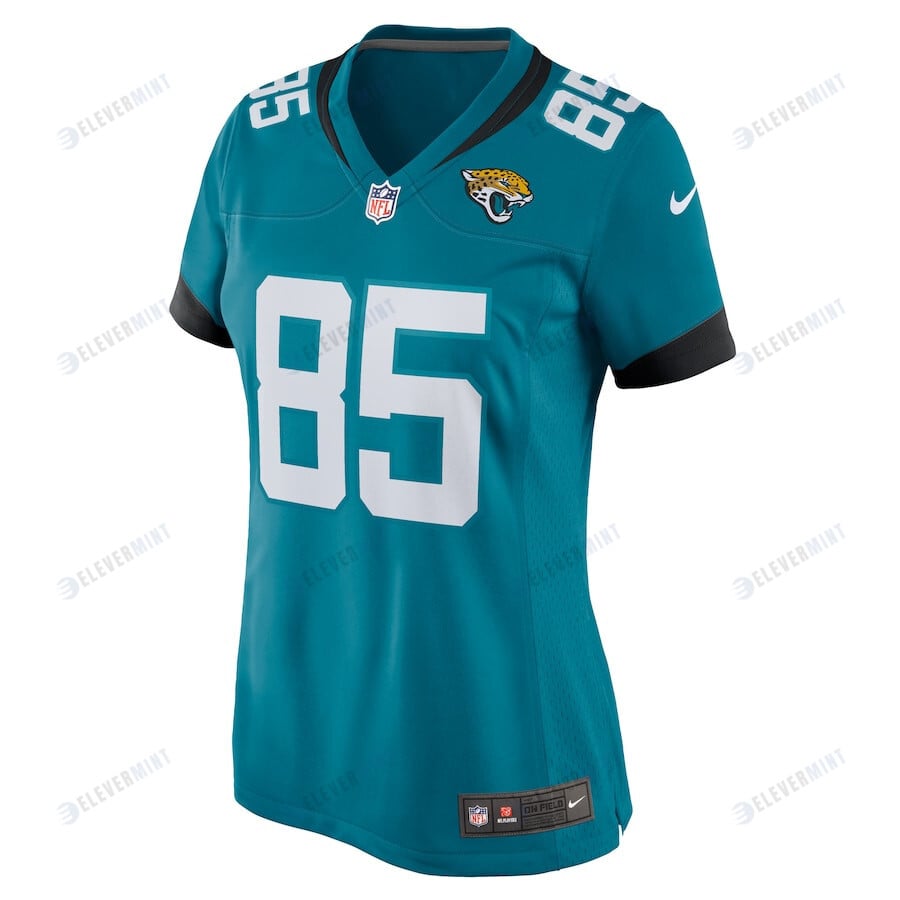Brenton Strange 85 Jacksonville Jaguars Women Team Game Jersey - Teal