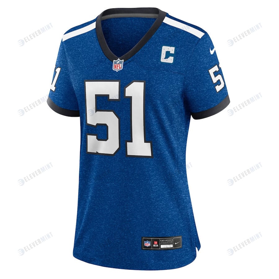 Kwity Paye 51 Indianapolis Colts Indiana Nights Alternate Game Women Jersey - Royal