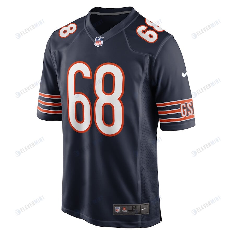 Doug Kramer Chicago Bears Game Player Jersey - Navy