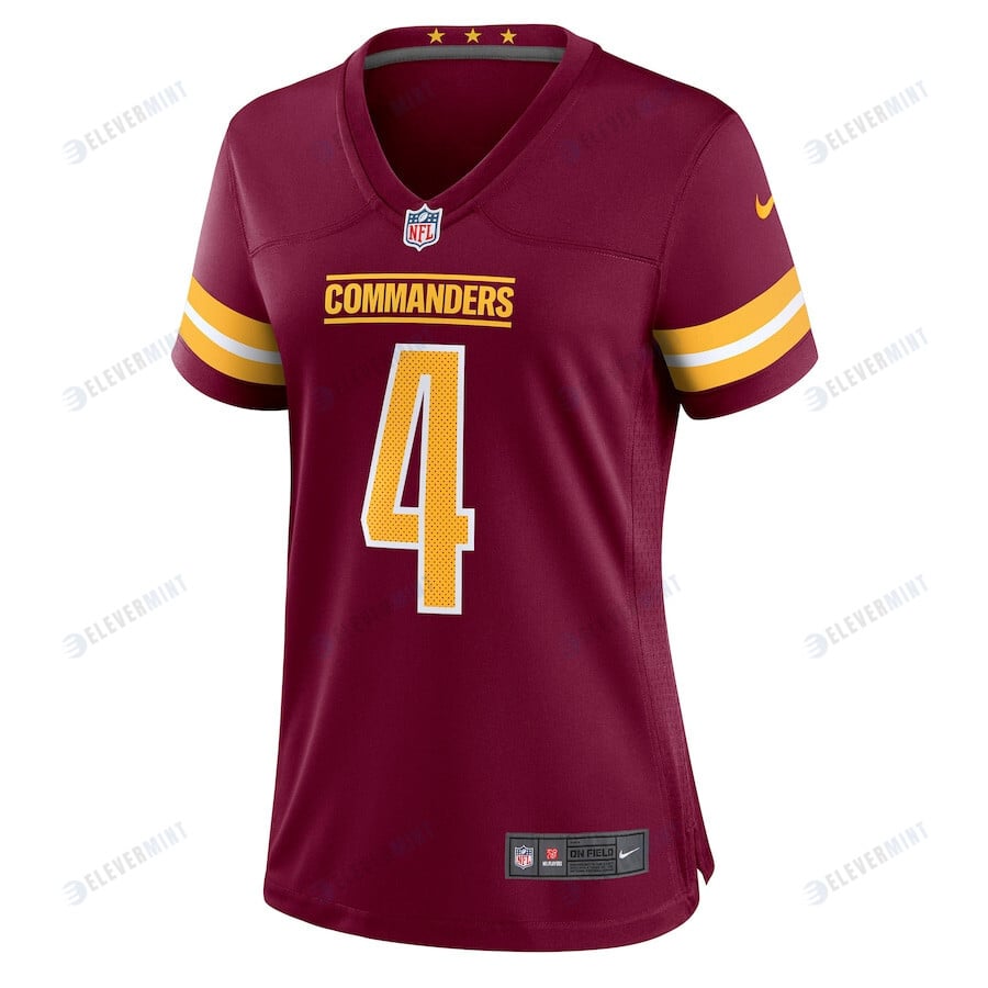 Taylor Heinicke Washington Commanders Women's Player Game Jersey - Burgundy