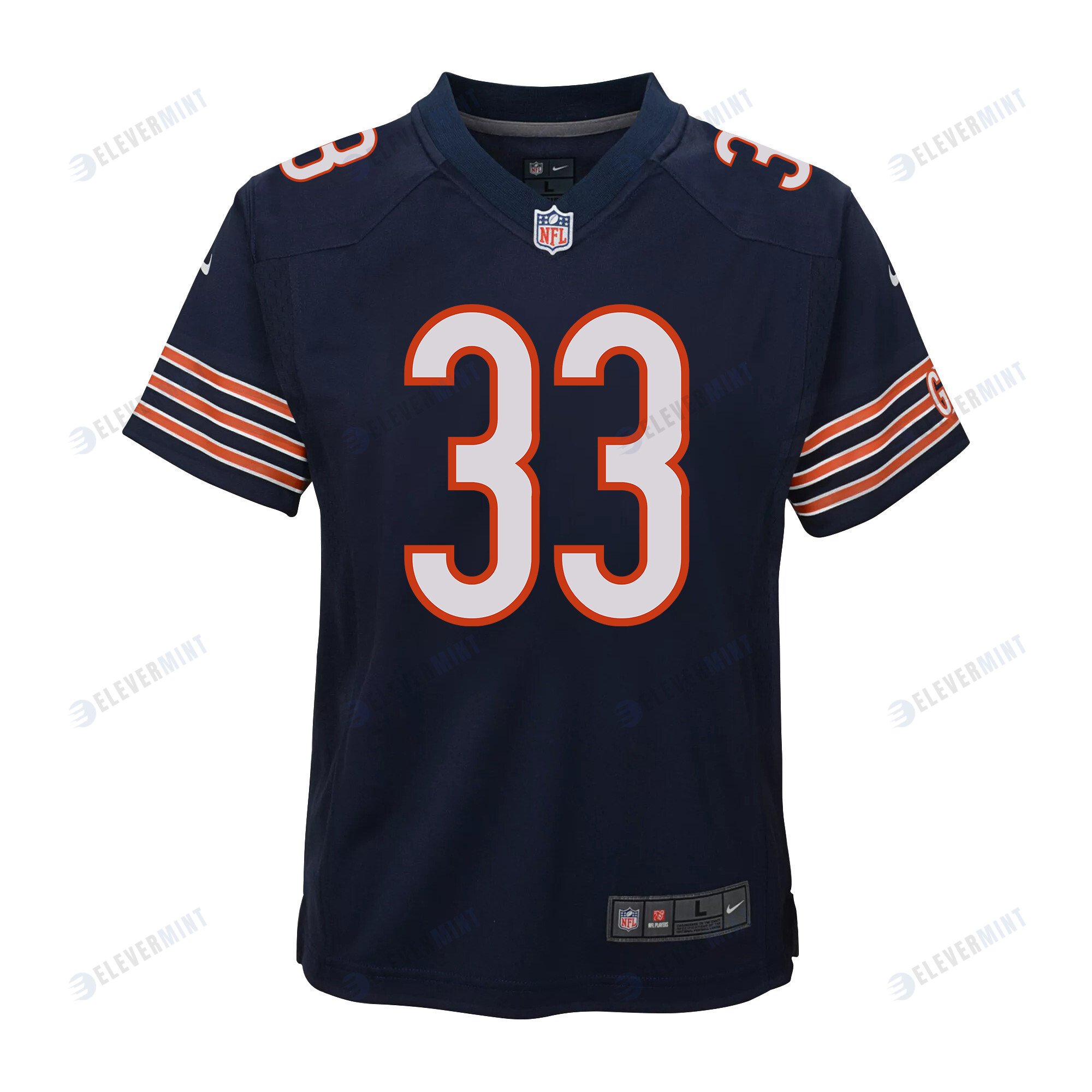 D’onta Foreman 33 Chicago Bears Youth Game Jersey - Navy