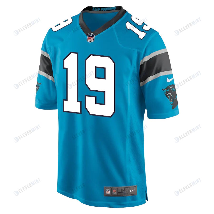 Adam Thielen 19 Carolina Panthers Men Game Jersey - Blue