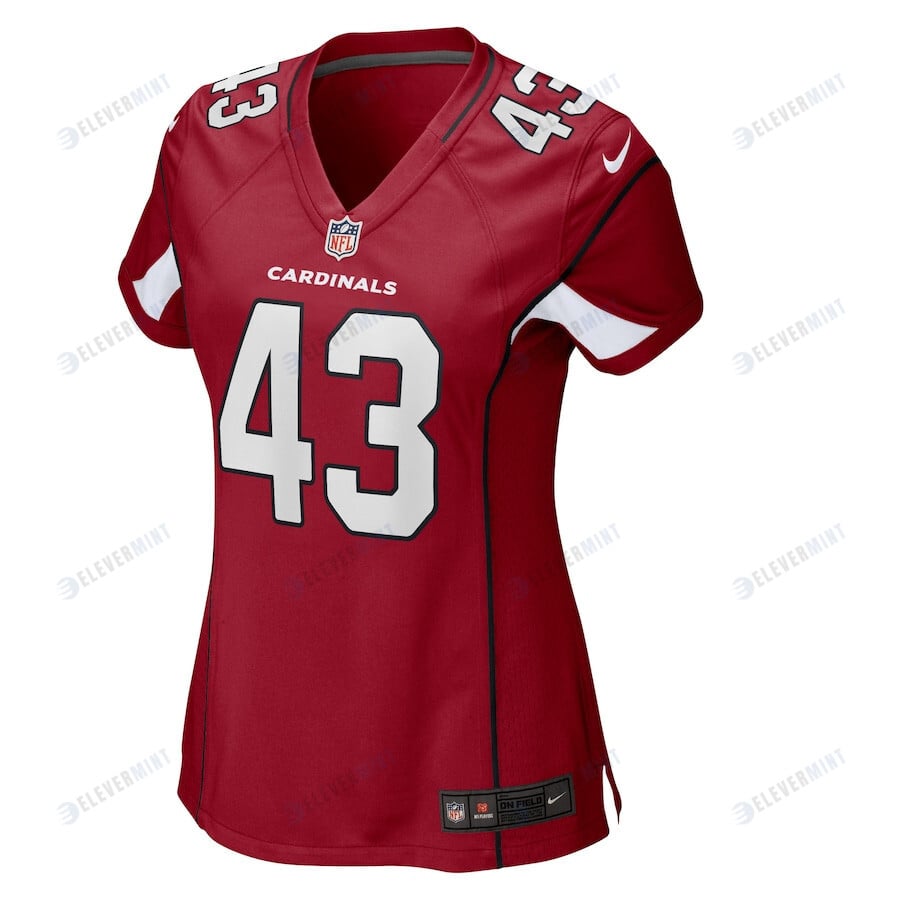 Jesse Luketa Arizona Cardinals Women's Game Player Jersey - Cardinal