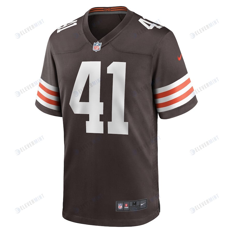 John Kelly Jr. Cleveland Browns Game Player Jersey - Brown