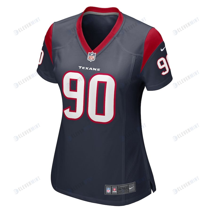 Ali Gaye 90 Houston Texans Women Team Game Jersey - Navy