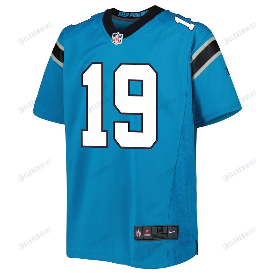 Adam Thielen 19 Carolina Panthers Youth Game Jersey - Blue