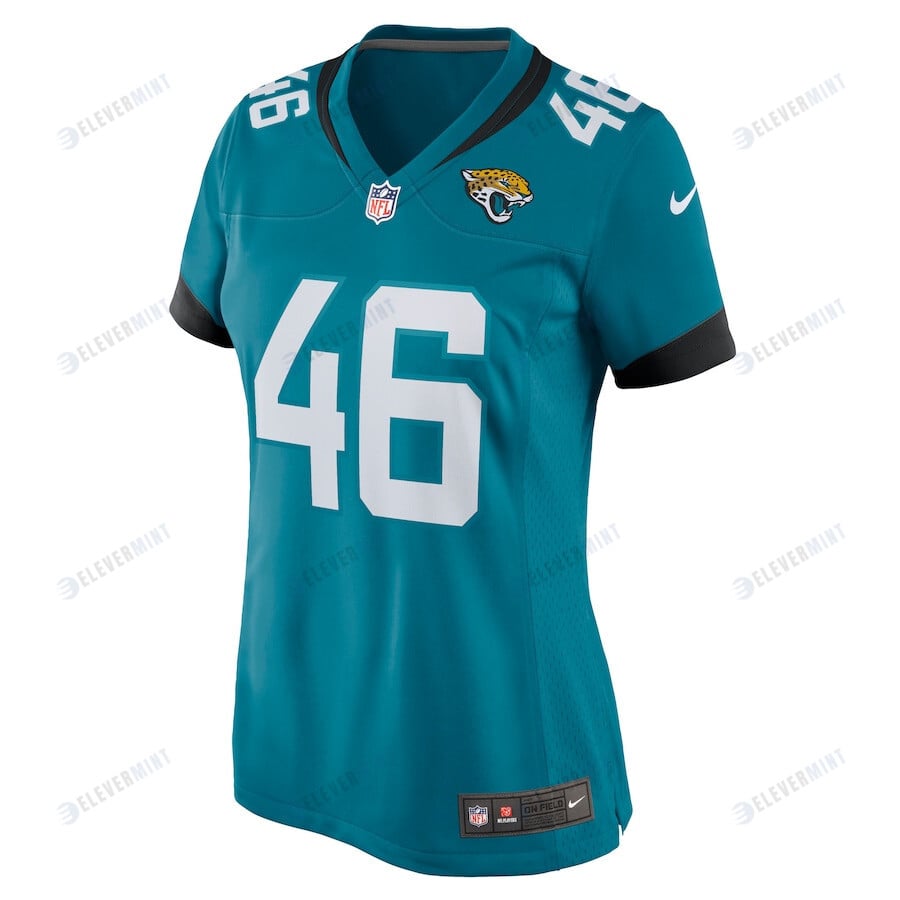 Ross Matiscik 46 Jacksonville Jaguars Women's Game Jersey - Teal