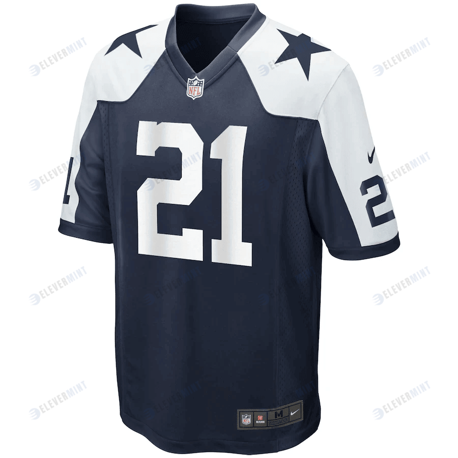 Ezekiel Elliott 21 Dallas Cowboys Alternate Game Jersey - Navy