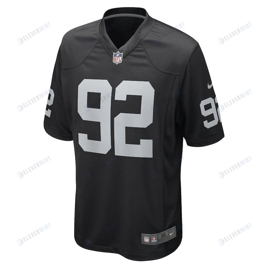 Neil Farrell Jr. Las Vegas Raiders Game Player Jersey - Black