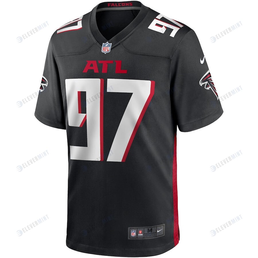 Grady Jarrett 97 Atlanta Falcons Men's Game Jersey - Black