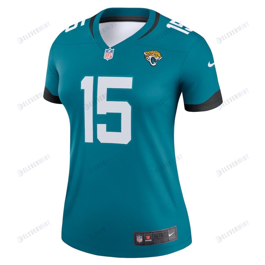 Gardner Minshew II 15 Jacksonville Jaguars Women's Game Jersey - Teal