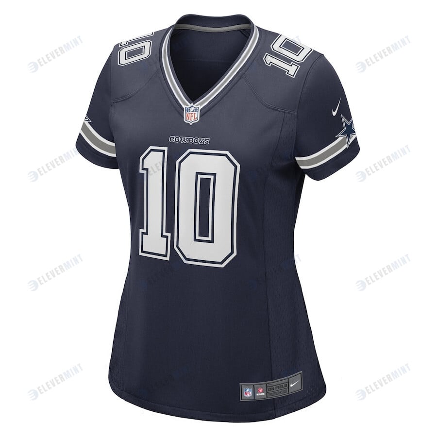Cooper Rush 10 Dallas Cowboys Women's Game Player Jersey - Navy