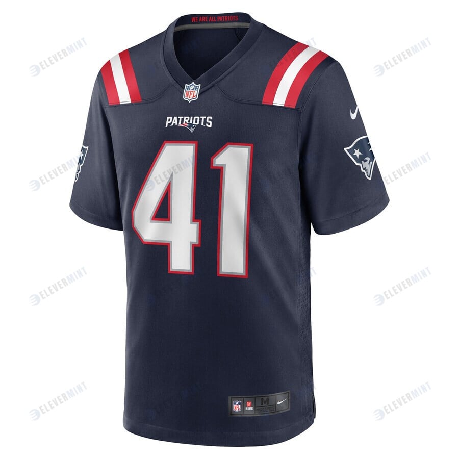 Brenden Schooler New England Patriots Game Player Jersey - Navy