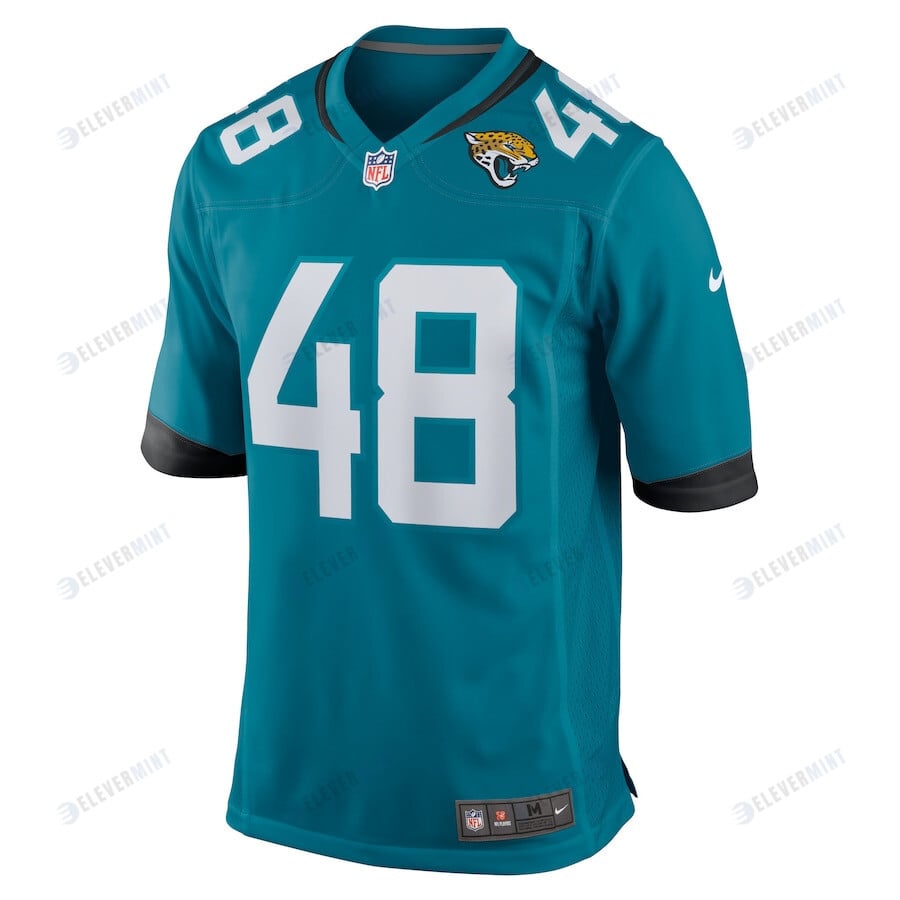 Chad Muma 48 Jacksonville Jaguars Men's Game Jersey - Teal
