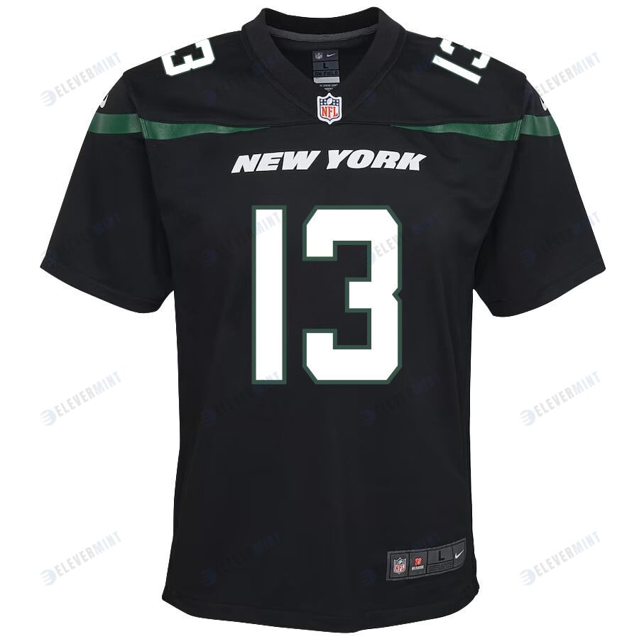 Allen Lazard 13 New York Jets Youth Alternate Game Jersey - Black