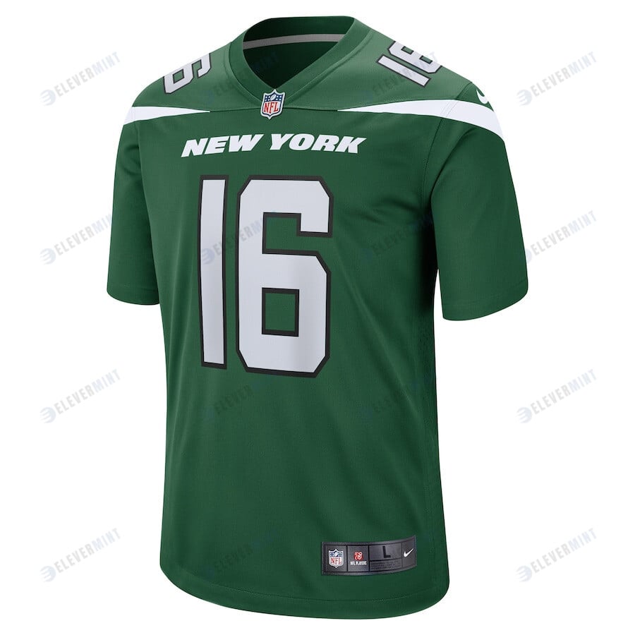 Jason Brownlee 16 New York Jets Men Game Jersey - Gotham Green