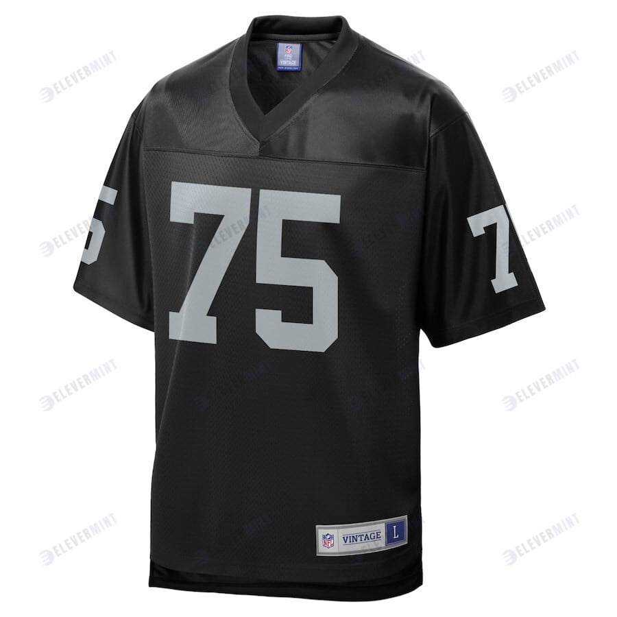 Howie Long 75 Las Vegas Raiders Pro Line Men Retired Jersey - Black