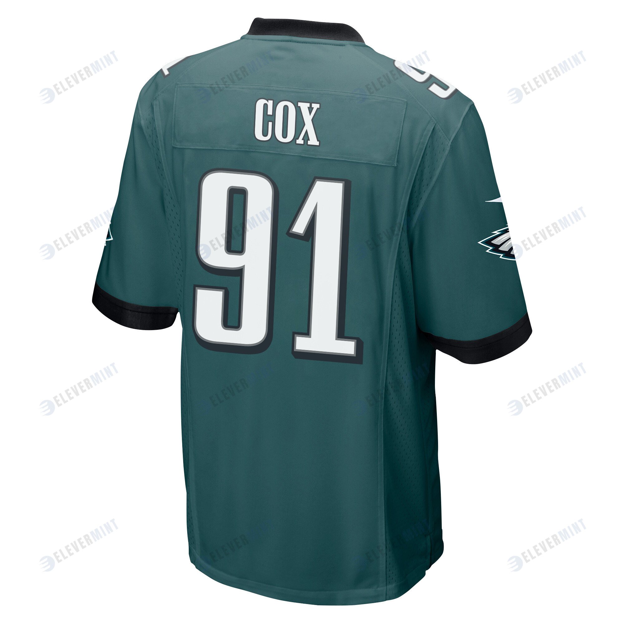 Fletcher Cox 91 Philadelphia Eagles Super Bowl LVII Champions Men Game Jersey - Midnight Green