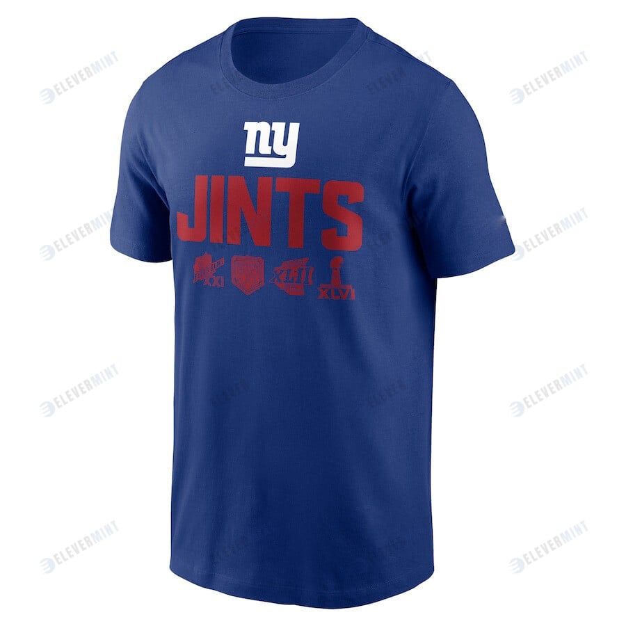 New York Giants Local Essential T-Shirt - Royal