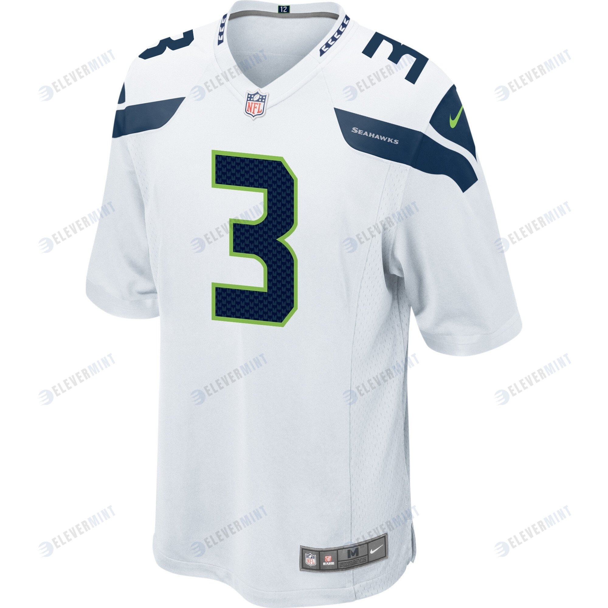 Seattle Seahawks Drew Lock 3 Game Jersey - White Jersey