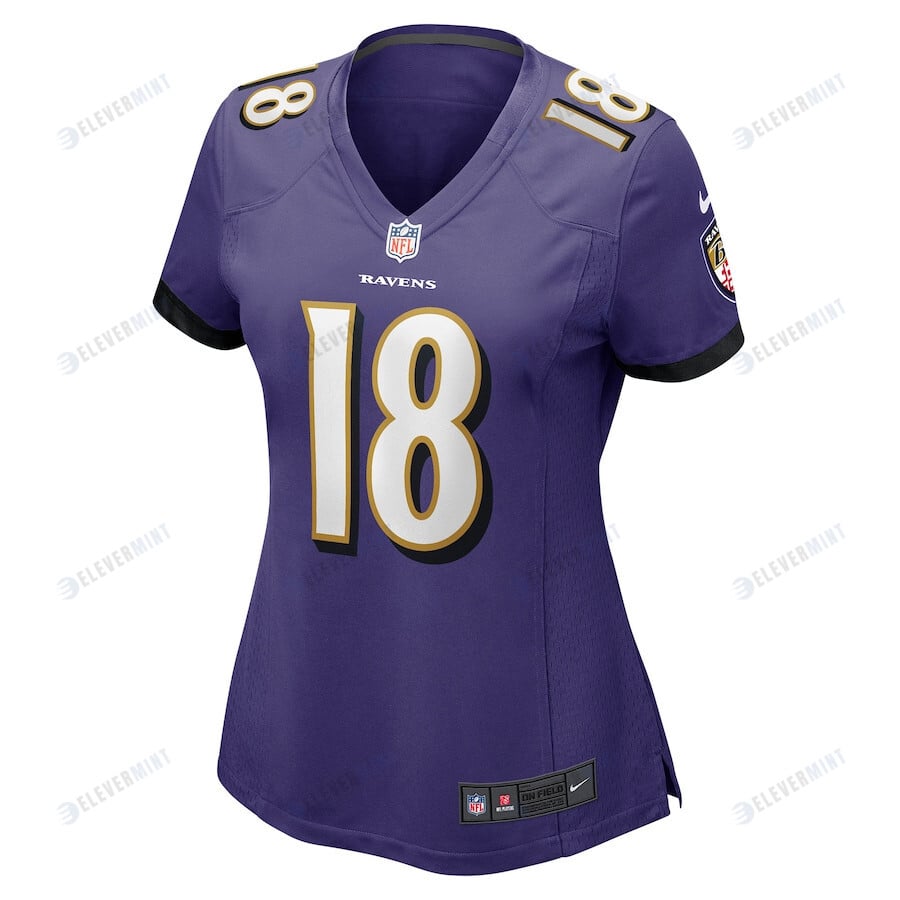 Makai Polk Baltimore Ravens Women's Player Game Jersey - Purple