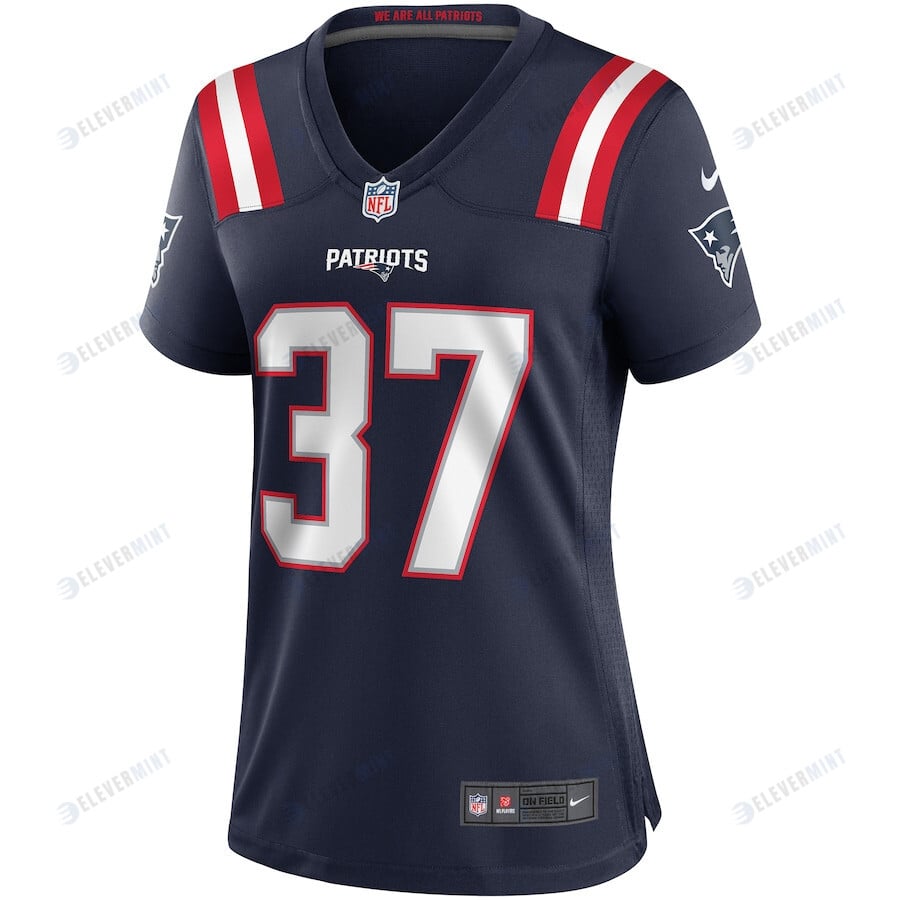 Rodney Harrison 37 New England Patriots Women Game Retired Jersey - Navy