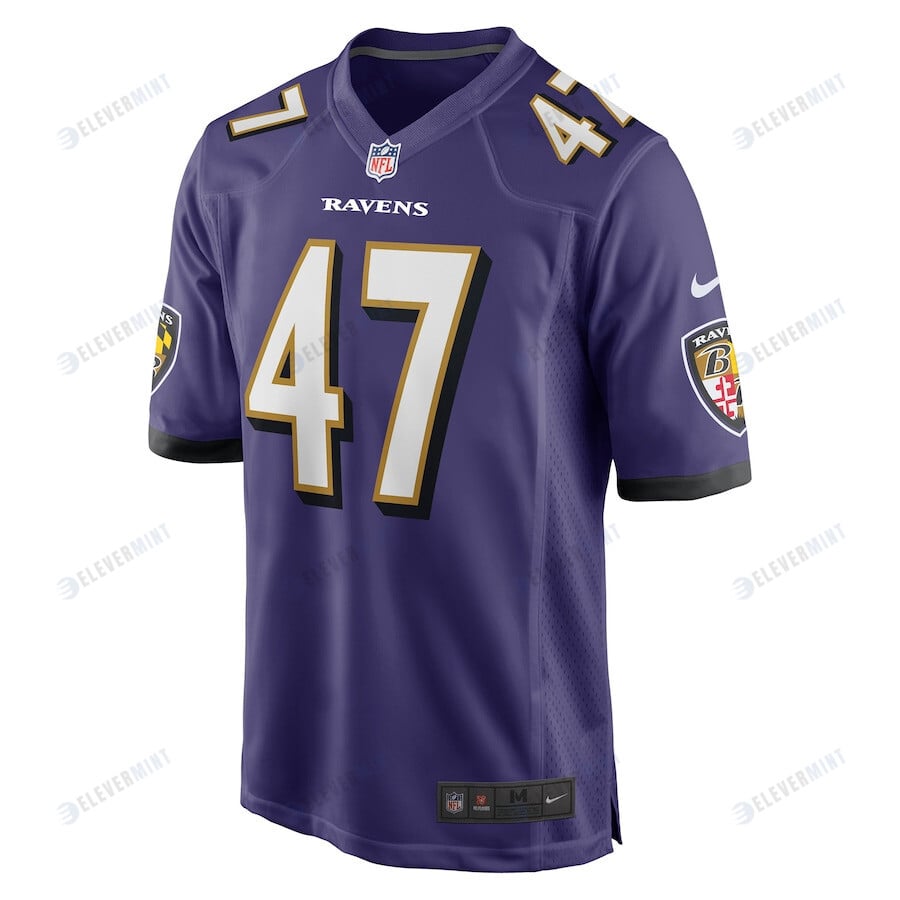 Vince Biegel Baltimore Ravens Player Game Jersey - Purple