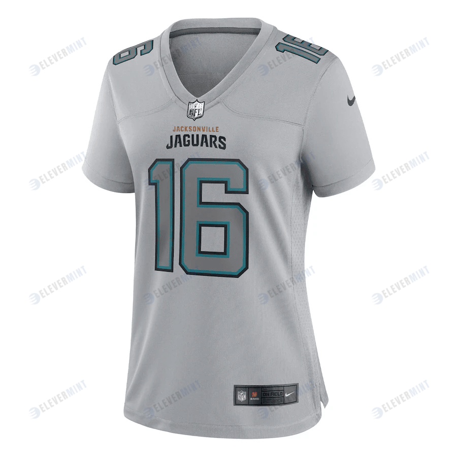 Trevor Lawrence Jacksonville Jaguars Women's Atmosphere Fashion Game Jersey - Gray