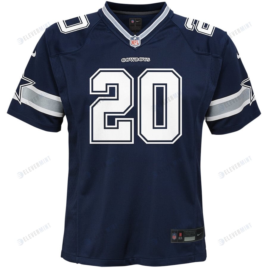 Tony Pollard 20 Dallas Cowboys YOUTH Game Jersey - Navy