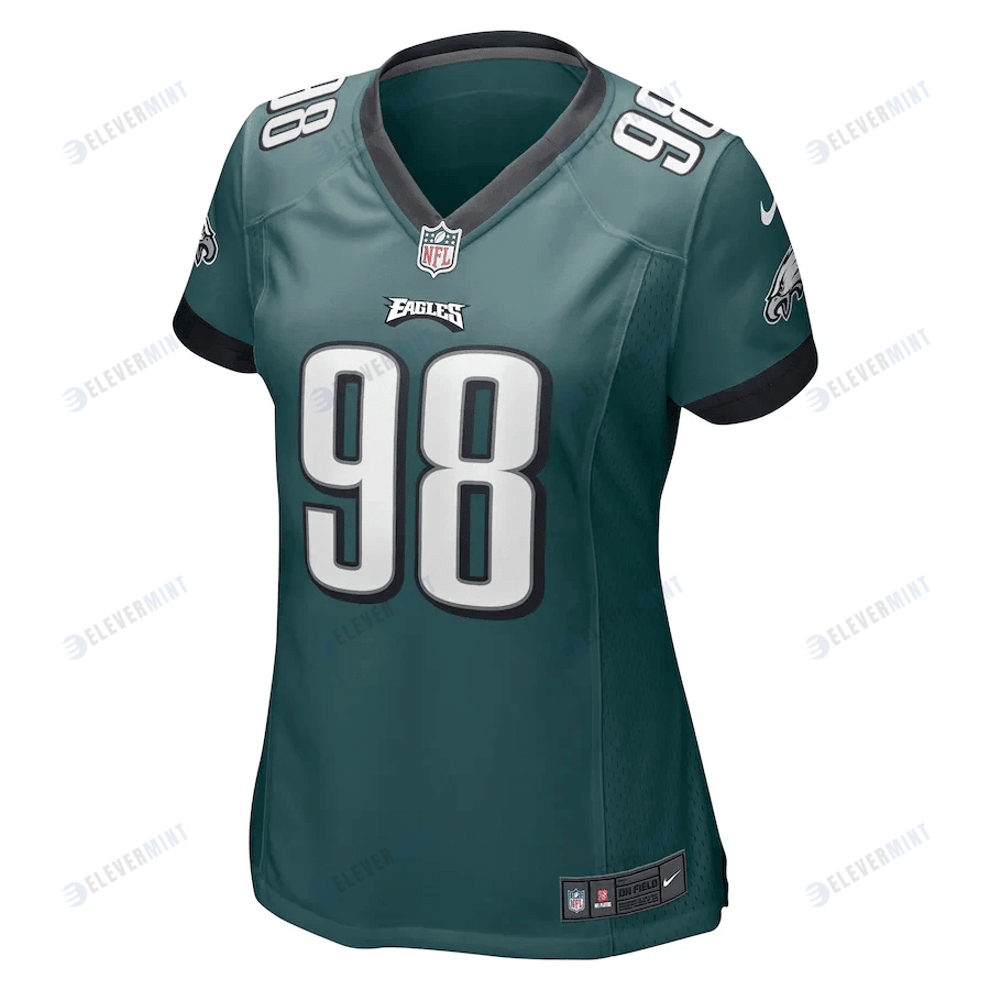 Robert Quinn 98 Philadelphia Eagles Women's Game Player Jersey - Midnight Green