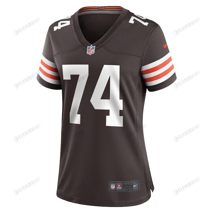 Alex Leatherwood 74 Cleveland Browns Women's Team Game Player Jersey - Brown