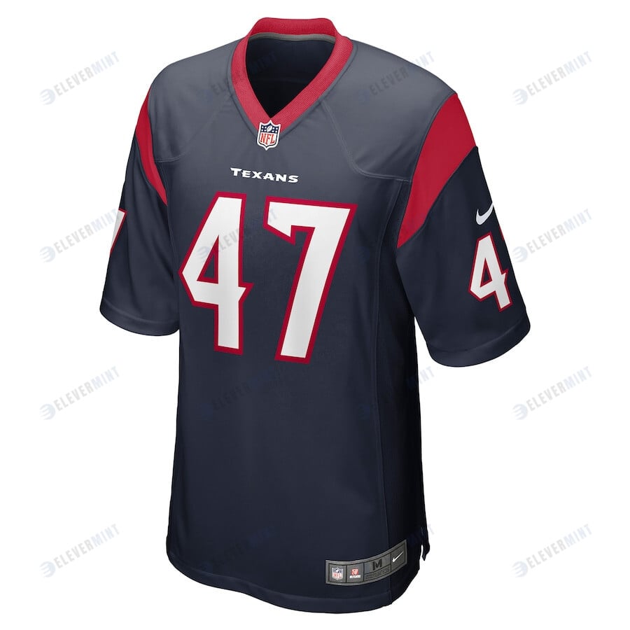 Andrew Beck 47 Houston Texans Team Game Men Jersey - Navy