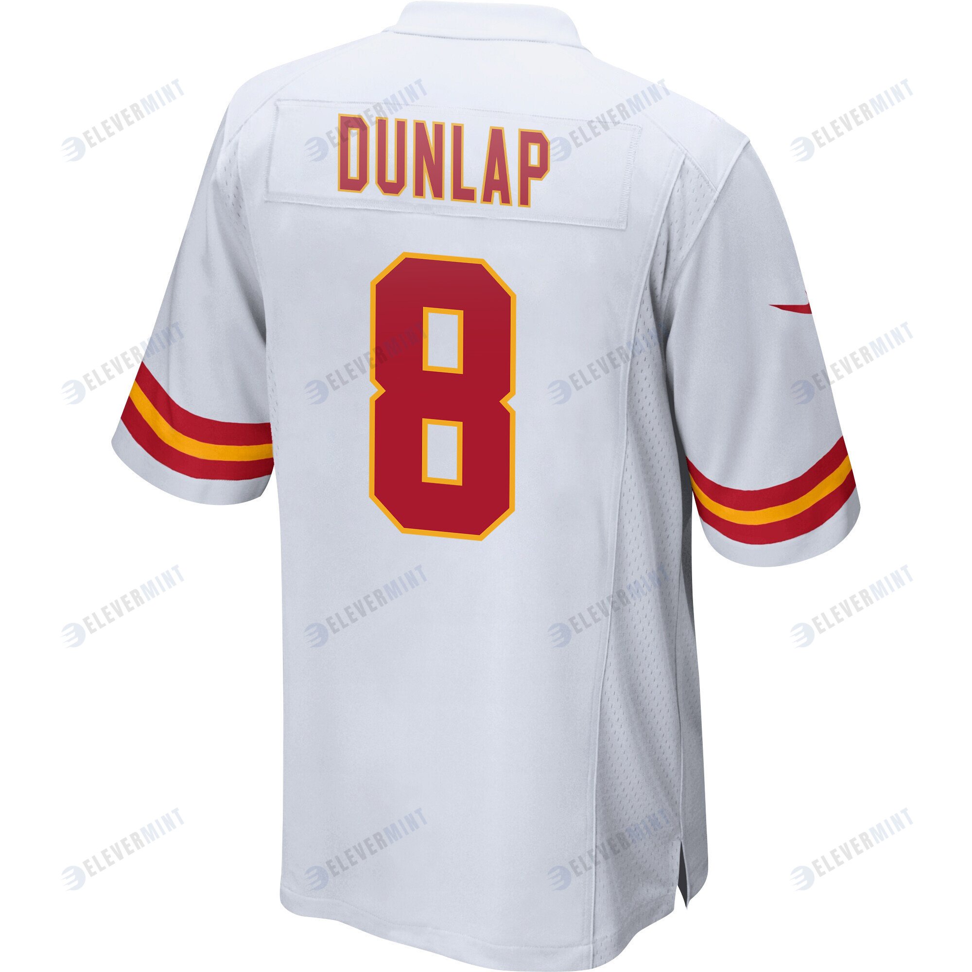 Carlos Dunlap 8 Kansas City Chiefs Super Bowl LVII Champions Men Game Jersey - White