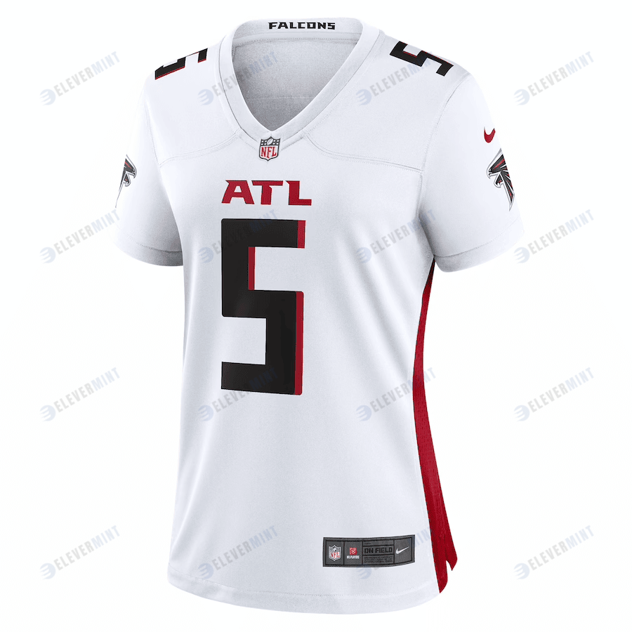 Drake London 5 Atlanta Falcons Women Away Game Jersey - White