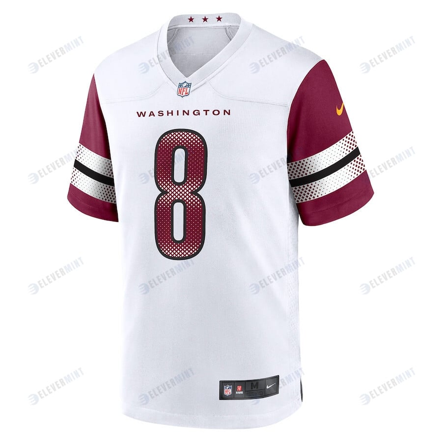 Brian Robinson Jr. 8 Washington Commanders Away Game Player Jersey - White
