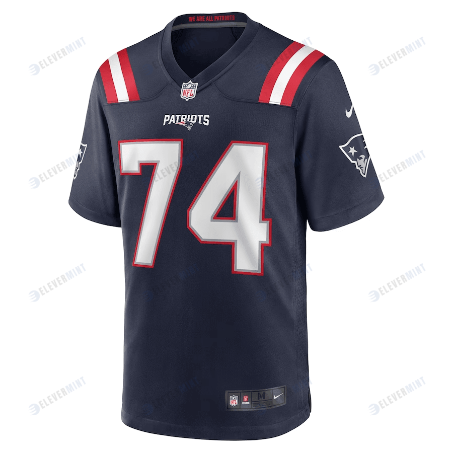 Riley Reiff 74 New England Patriots Game Jersey - Navy