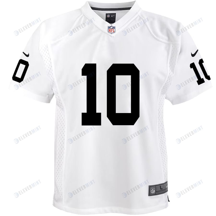 Jimmy Garoppolo 10 Las Vegas Raiders Game Youth Jersey - White