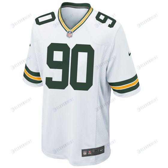 Lukas Van Ness 90 Green Bay Packers Men Away Game Jersey - White
