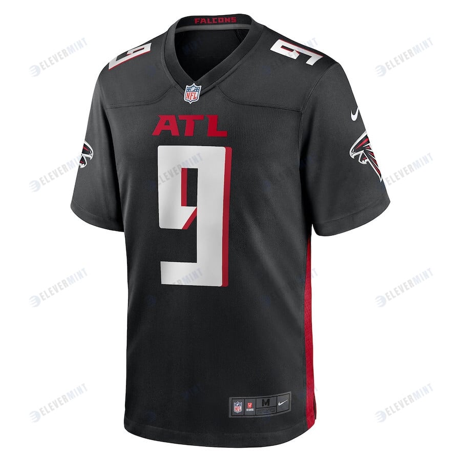Cameron Nizialek 9 Atlanta Falcons Men's Game Jersey - Black