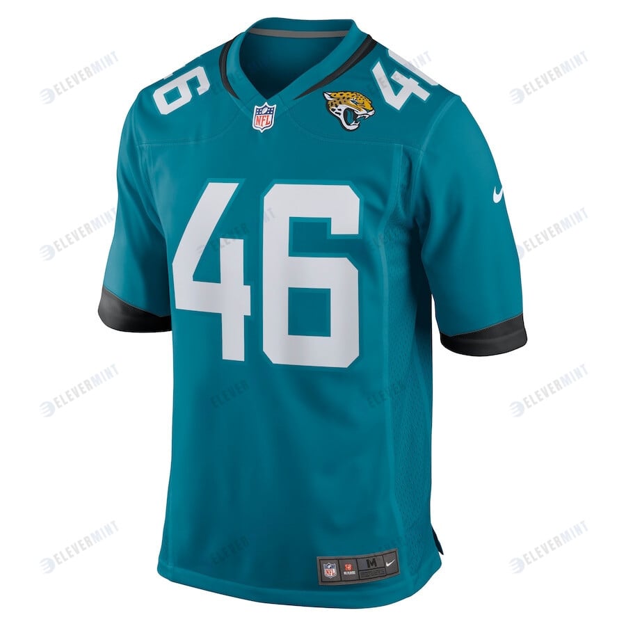 Ross Matiscik 46 Jacksonville Jaguars Men's Game Jersey - Teal