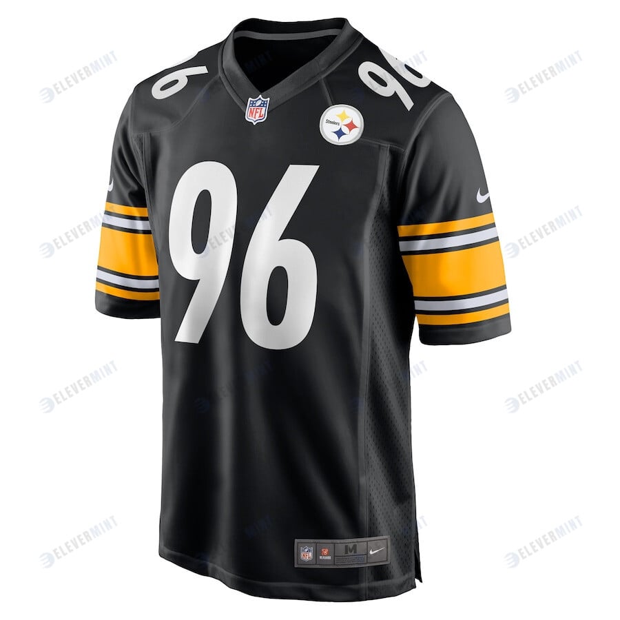 Breiden Fehoko 96 Pittsburgh Steelers Men Game Jersey - Black