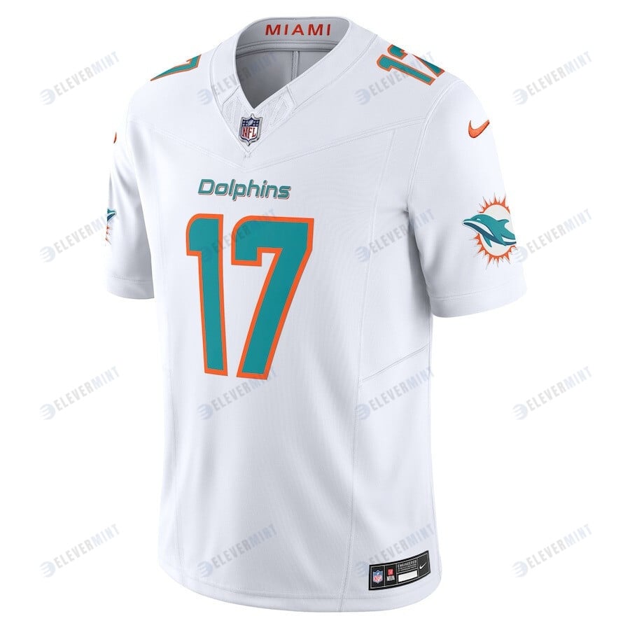 Jaylen Waddle 17 Miami Dolphins Vapor F.U.S.E. Limited Jersey - White